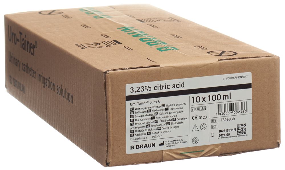 Image of Uro-Tainer Solutio Suby G 10 Btl 100 ml