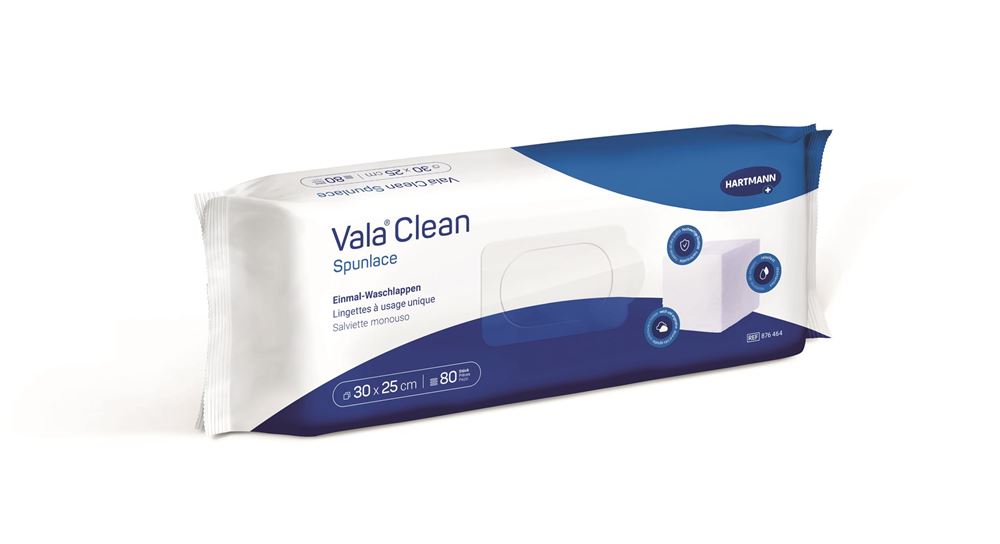 Valaclean Spunlace 25x30cm Btl 80 Stk