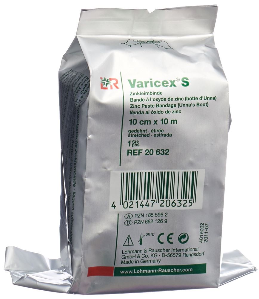 Image of Varicex S Zinkleimbinde 10cmx10m