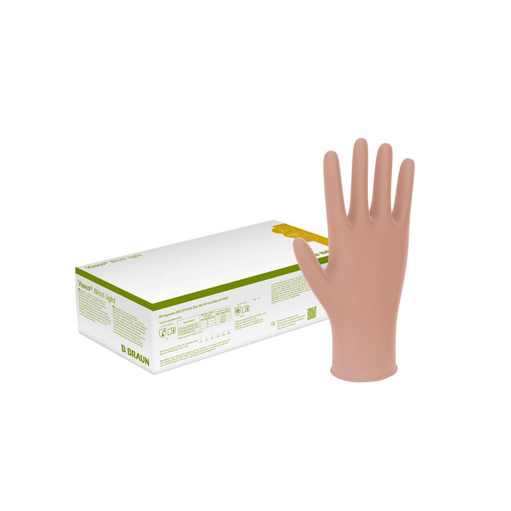 Vasco Nitril Light gants d'examen L sans latex non poudré 100 pce