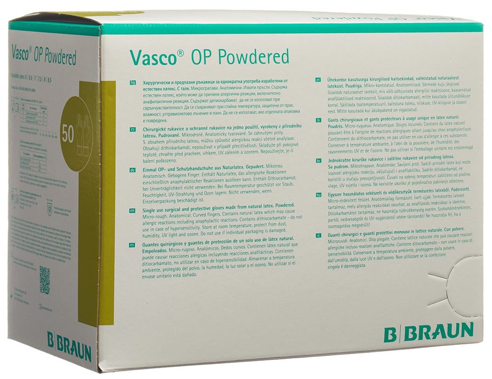 Image of Vasco OP Powdered Gr6.5 50 Paar
