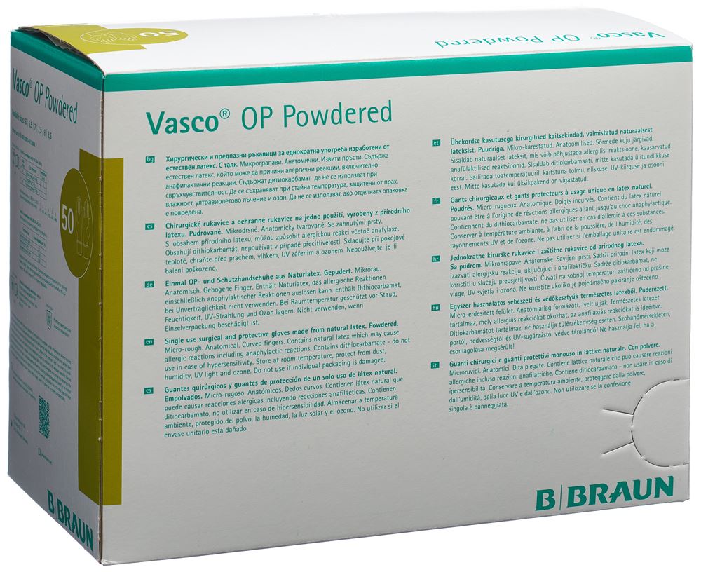 Image of Vasco OP Powdered Gr8 50 Paar