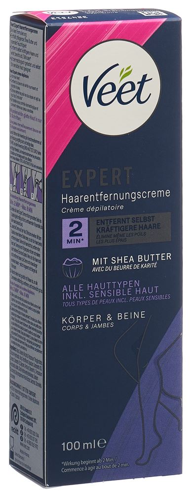 Veet Expert crème dépilatoire corps&jambes 100 ml