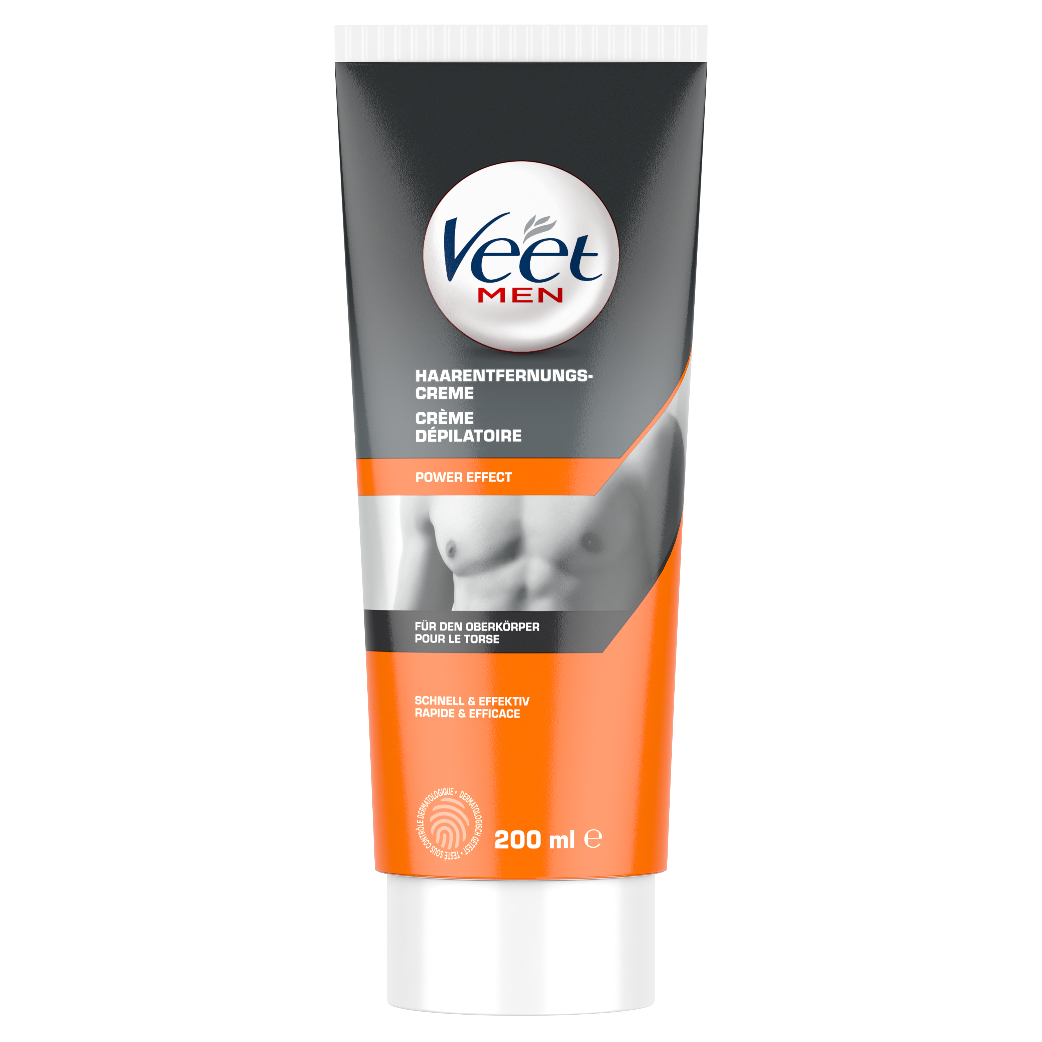 Veet for Men gel crème dépilatoire corps tb 200 ml