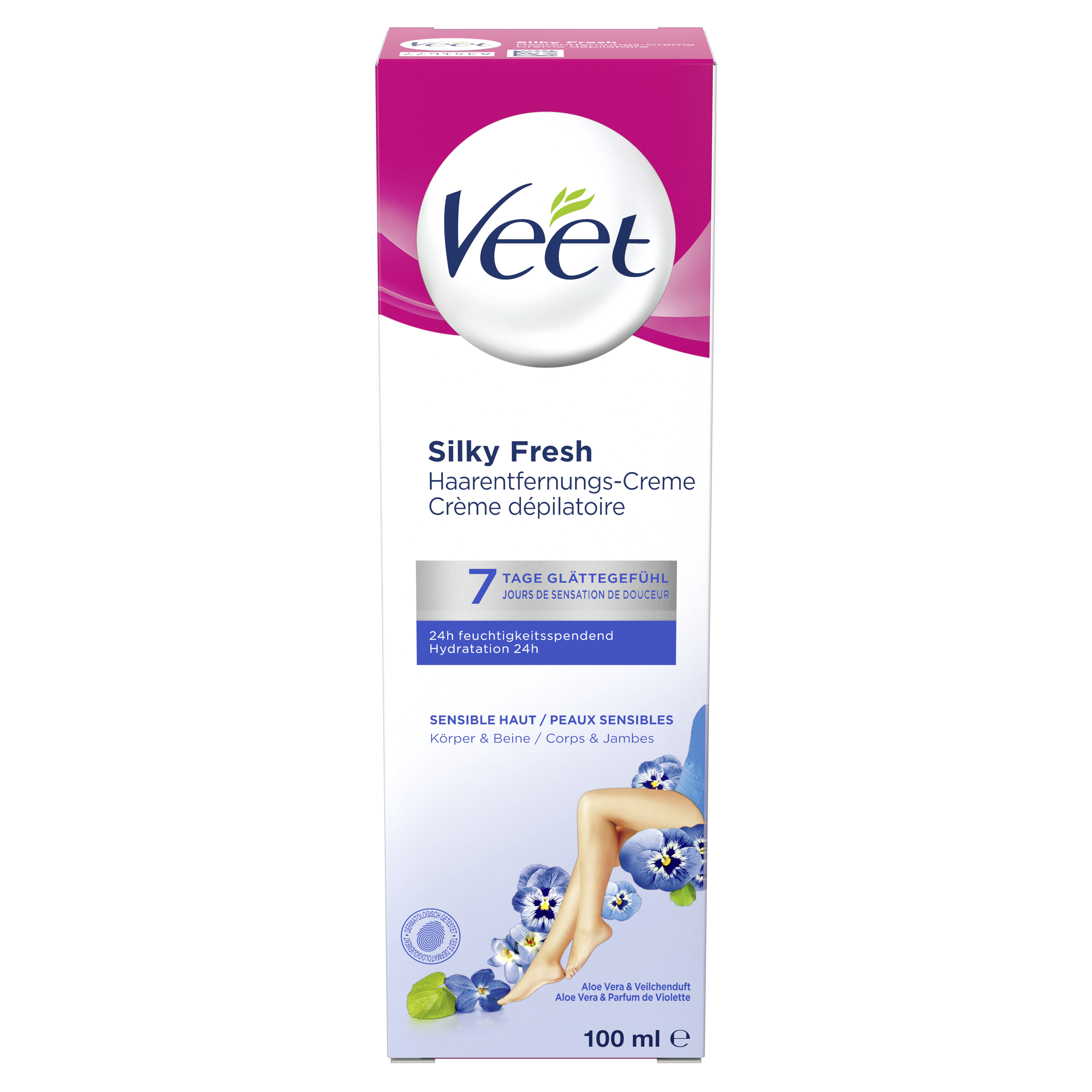Veet crème dépilatoire peaux sensibles 100 ml