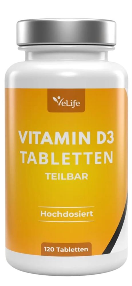Image of Velife Vitamin D3 Tabl 2000 IE Ds 120 Stk
