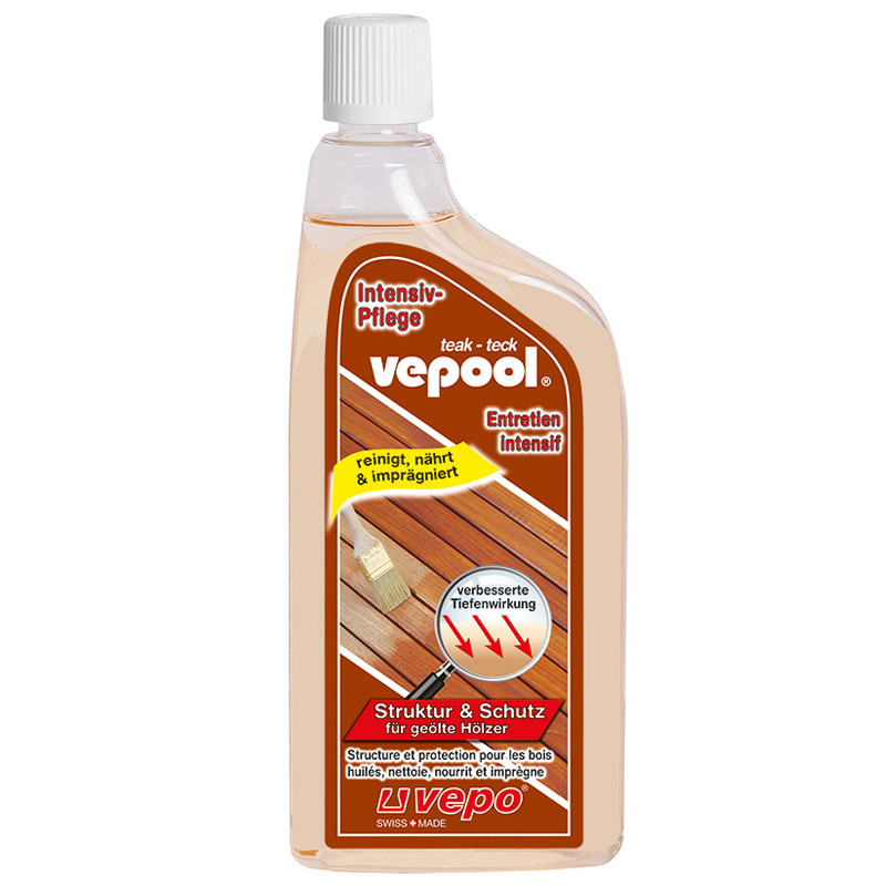 Vepool teck huile de bois entretien intensif liq 300 ml