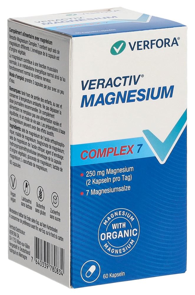 Veractiv Magnesium Complex 7 caps bte 60 pce