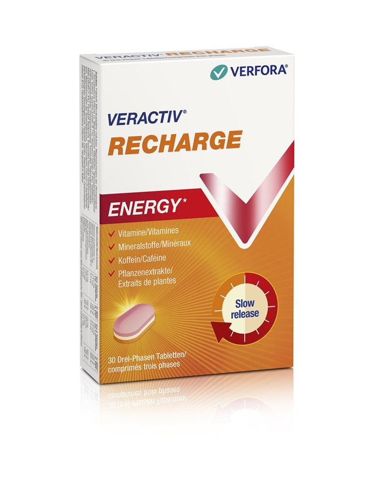 Veractiv Recharge comprimés trois phases 30 pce