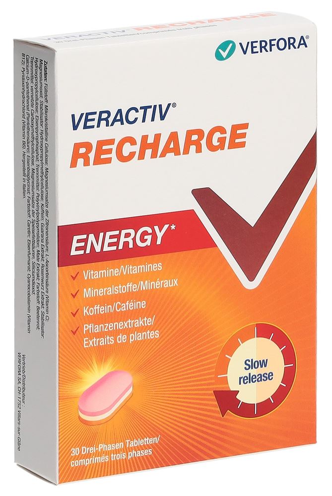 Veractiv Recharge Drei-Phasen-Tabletten 30 Stk