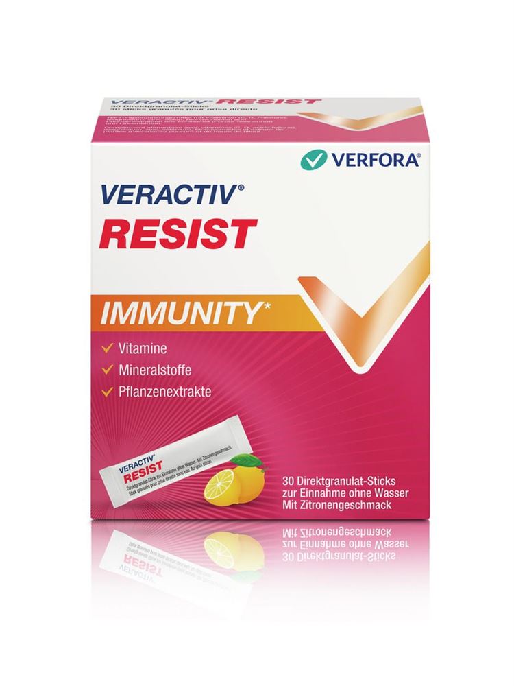 Veractiv Resist Direct Sticks 30 Stk | Nahrungsergänzung | Vitamine & Prävention