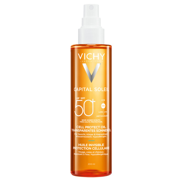 Vichy Capital Soleil Cellprotection Oil Lsf50+ 200 ml