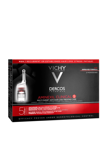 Image of Vichy Dercos Aminexil Clinical 5 für Männer 21 x 6 ml