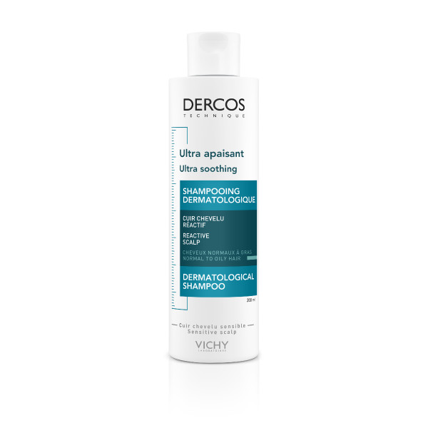 Vichy Dercos Shampooing Ultra-Sensitiv Fettige Kopfhaut 200 ml