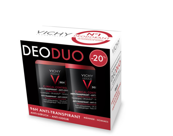 Vichy Homme Deo Duo C.C 2023 2 x 50 ml