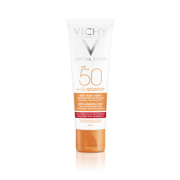 Vichy Ideal Soleil Anti-Age Creme LSF/SPF 50+ Fl 50 ml