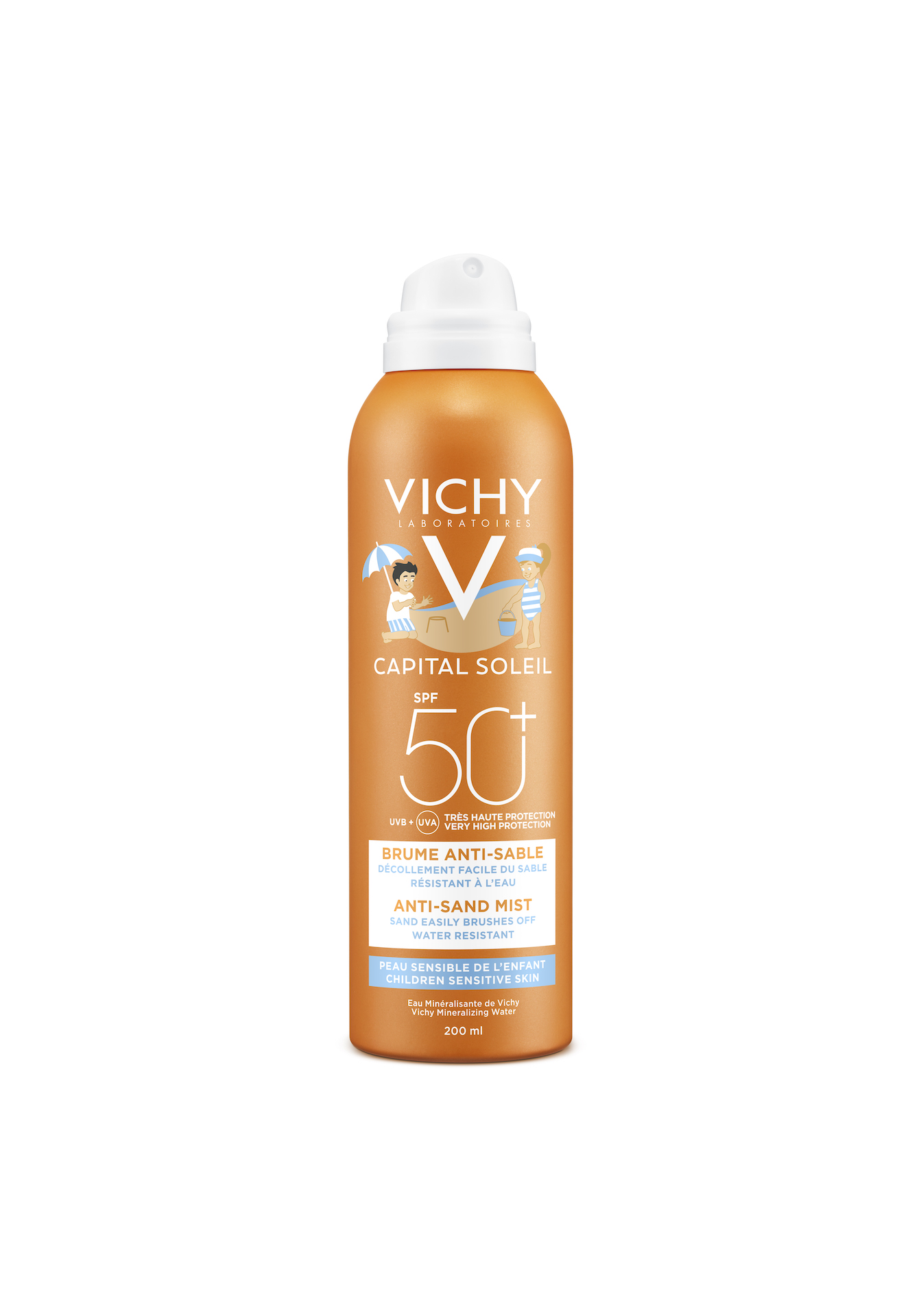 Vichy Ideal Soleil Anti-Sand Kinder LSF/SPF 50+ 200 ml