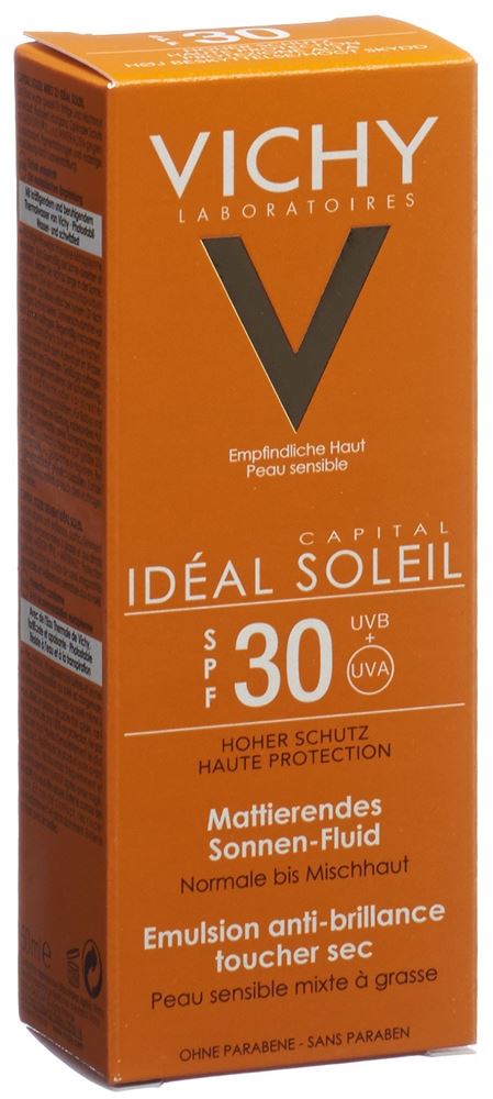 Vichy Ideal Soleil Mattierendes Sonnen-Fluid Lsf30 50 ml