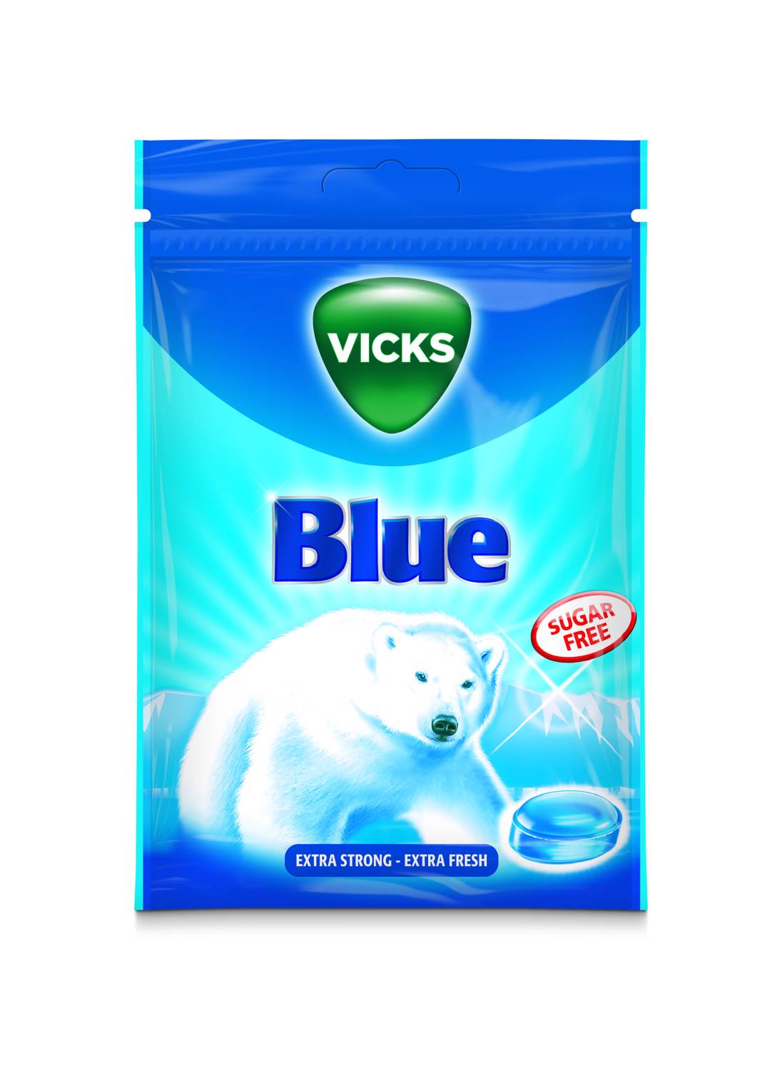 Image of Vicks Blue ohne Zucker Btl 72 g