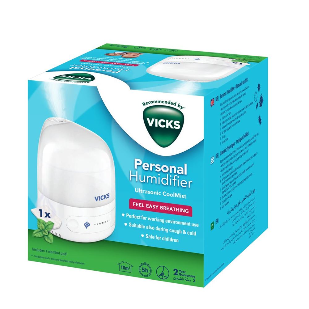 Vicks Kaltluft Ultraschall-Luftbefeuchter Vul510E4 | Luftbefeuchter | Geruchsneutralisierer