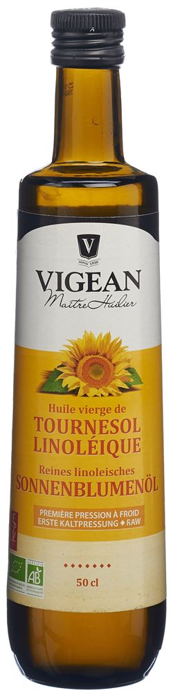 Image of Vigean Sonnenblumenöl Bio Fl 500 ml