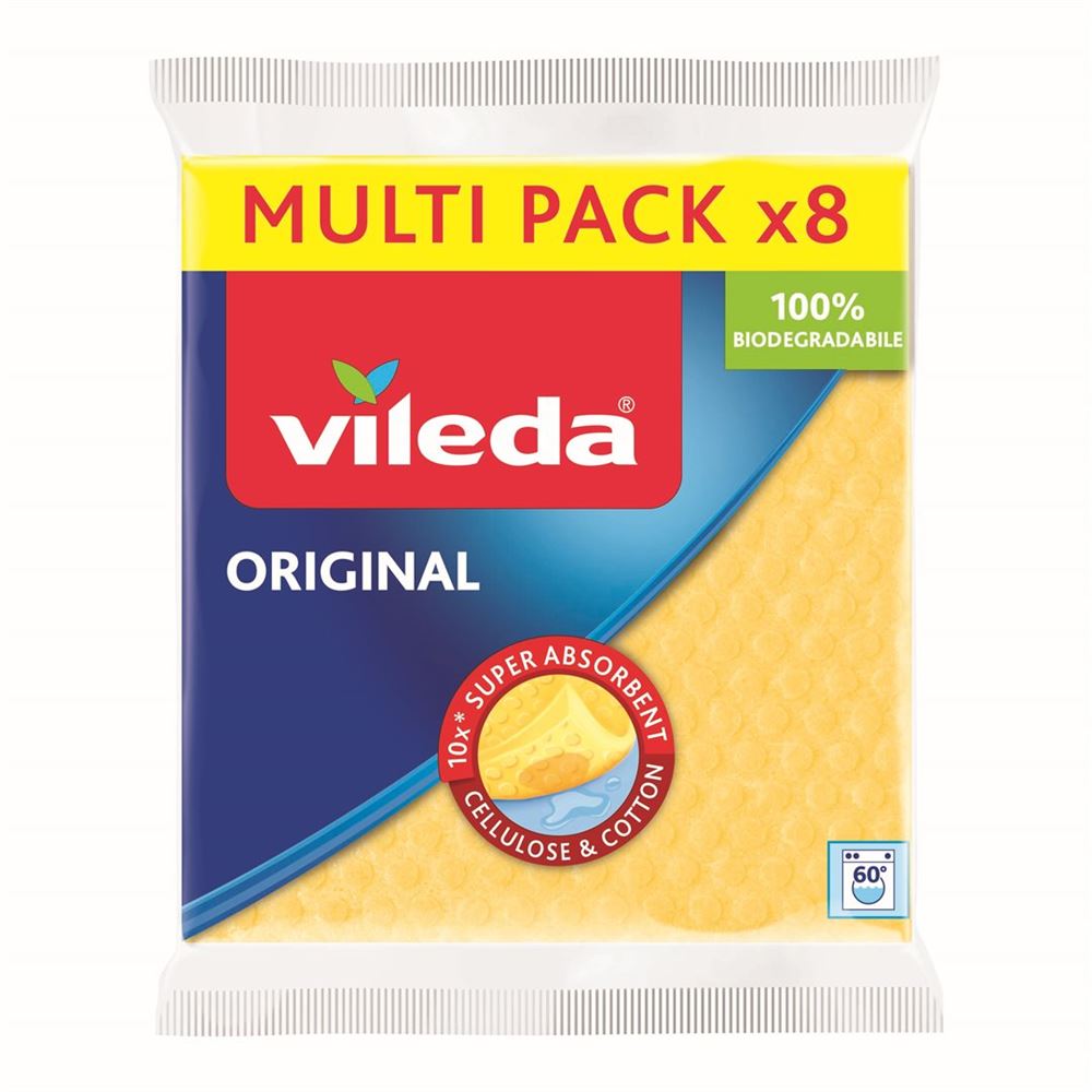 Vileda lavette éponge aqua 5 pce