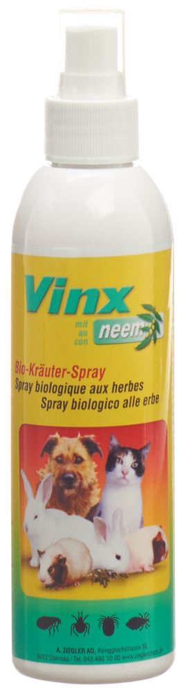 Vinx spray pompa alle erbe con neem 200 ml