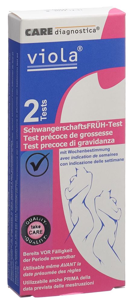 Viola Schwangerschaftsfrühtest Duo 2 Stk