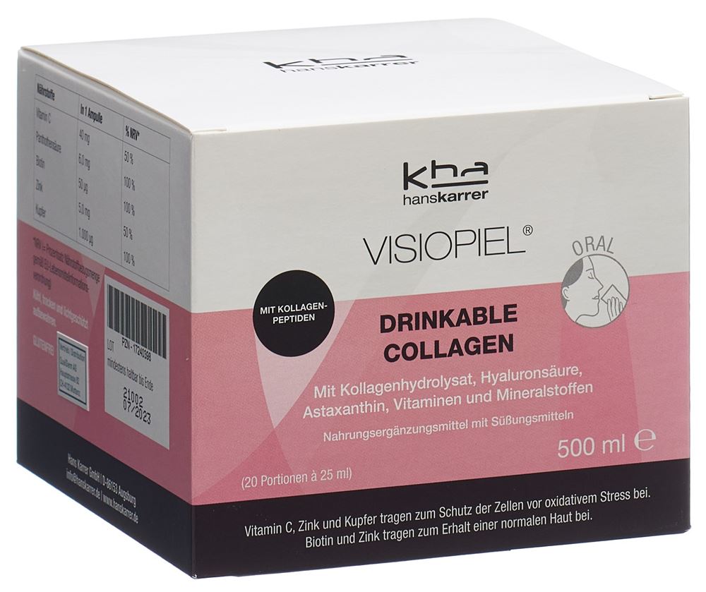 Image of Visiopiel Drinkable Collagen 20 Amp 25 ml