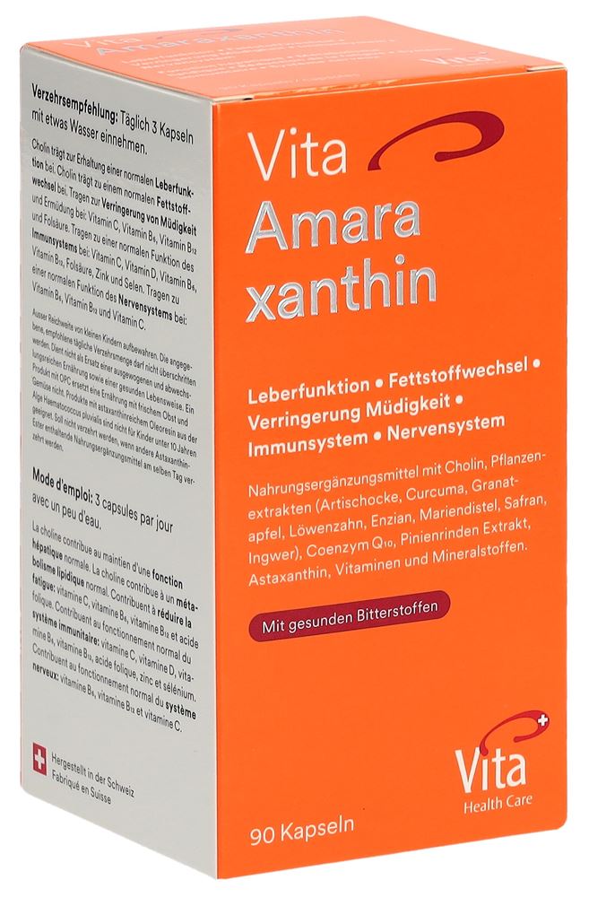 Vita amaraxanthin caps bte 90 pce