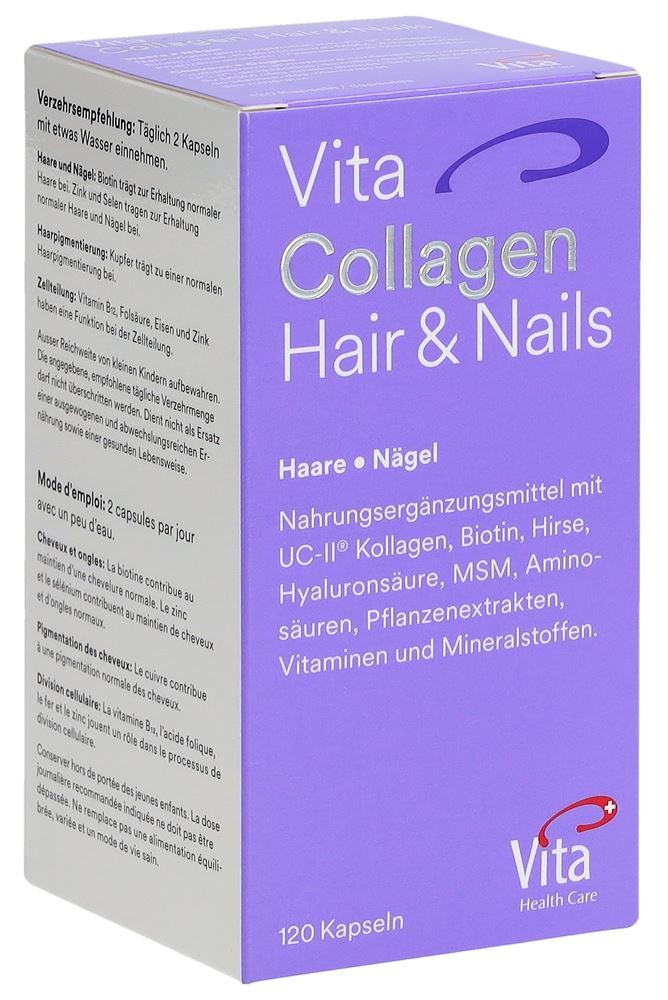 Vita Collagen Hair&Nails caps bte 120 pce