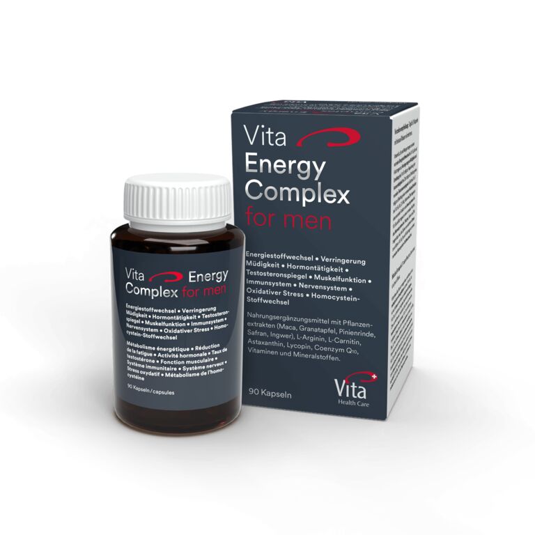 Vita energy Complex for men capsule in vetro 90 pezzi