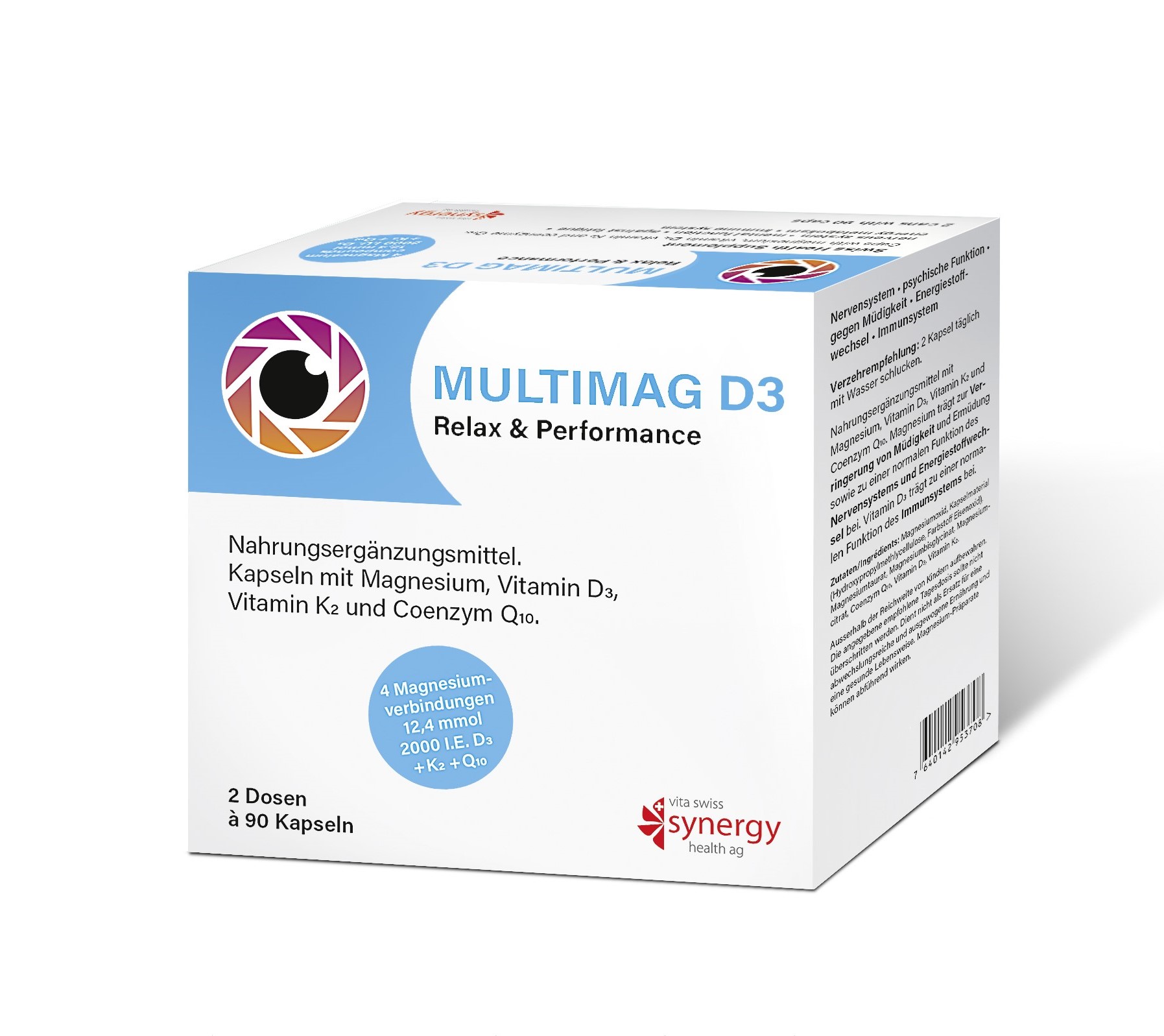 vita swiss synergy health Multimag D3 Kaps Ds 180 Stk