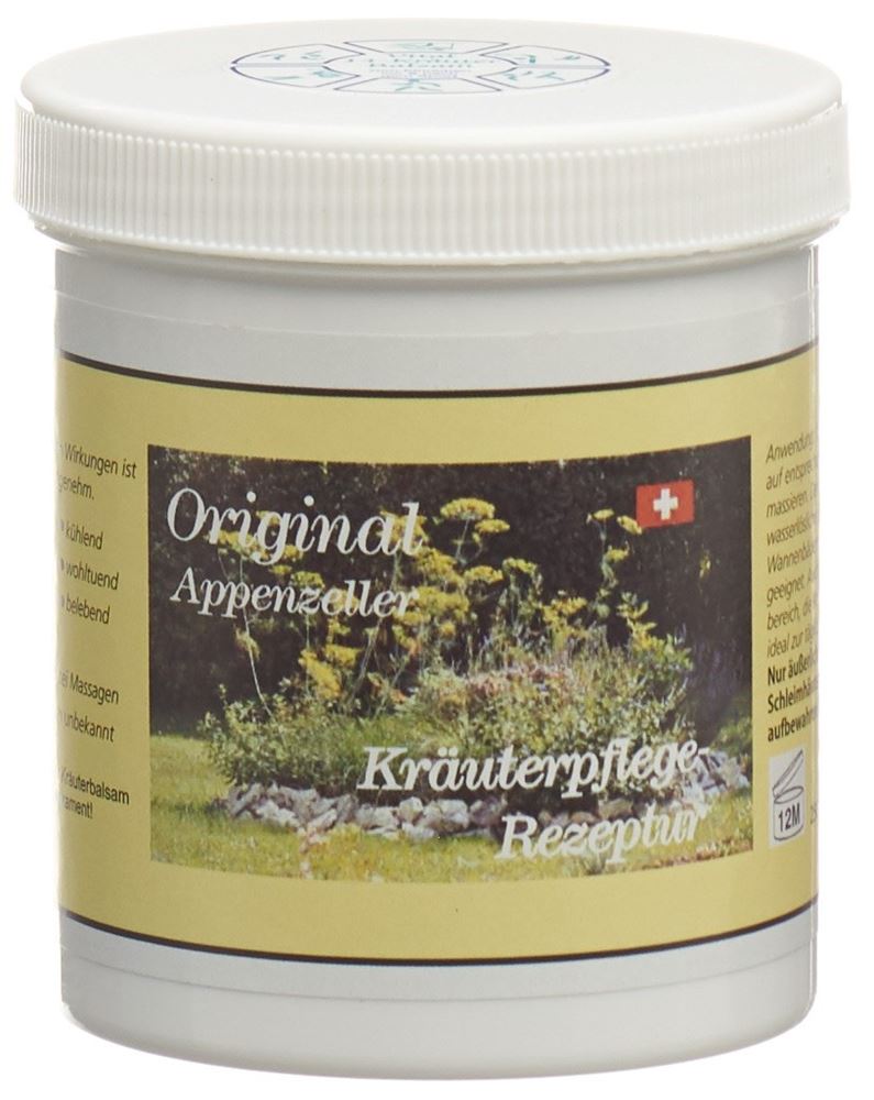 Vital baume herbes composition original d'Appenzell aux herbes pot 250 ml