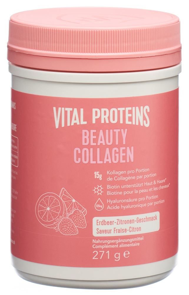 Vital Proteins Beauty Collagen Erdbeere Zitrone Ds 271 g | Nahrungsergänzung