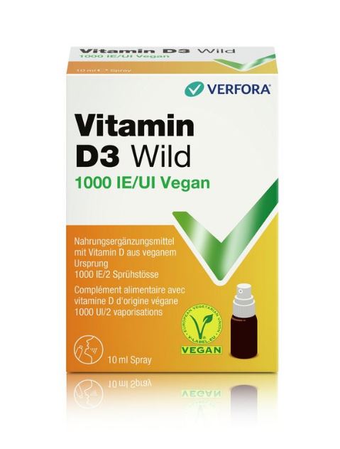 Vitamin D3 Wild spray 1000 UI vegano 10 ml