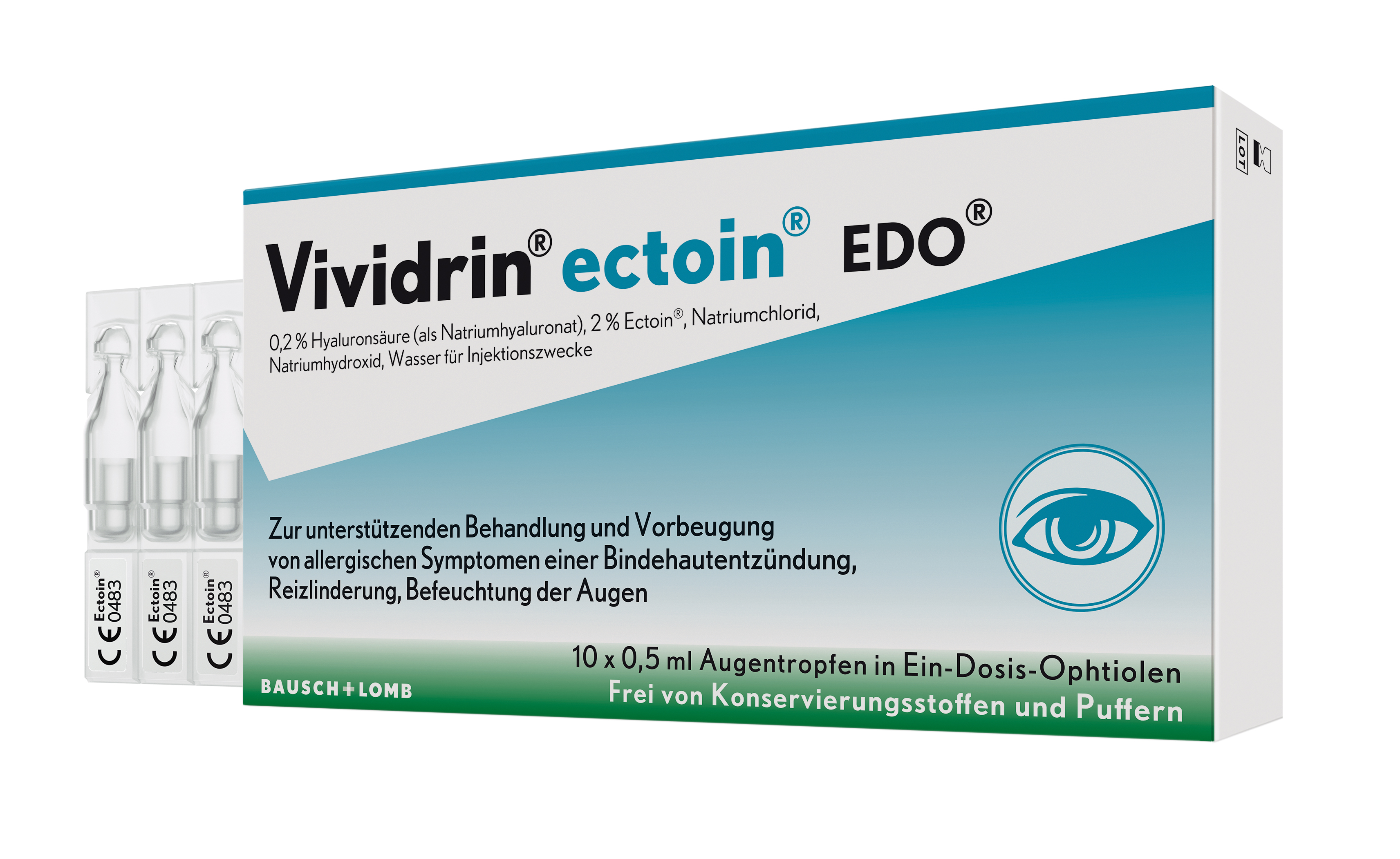 Vividrin ectoin EDO gtt oftalmiche 10 monodosi 0,5 ml