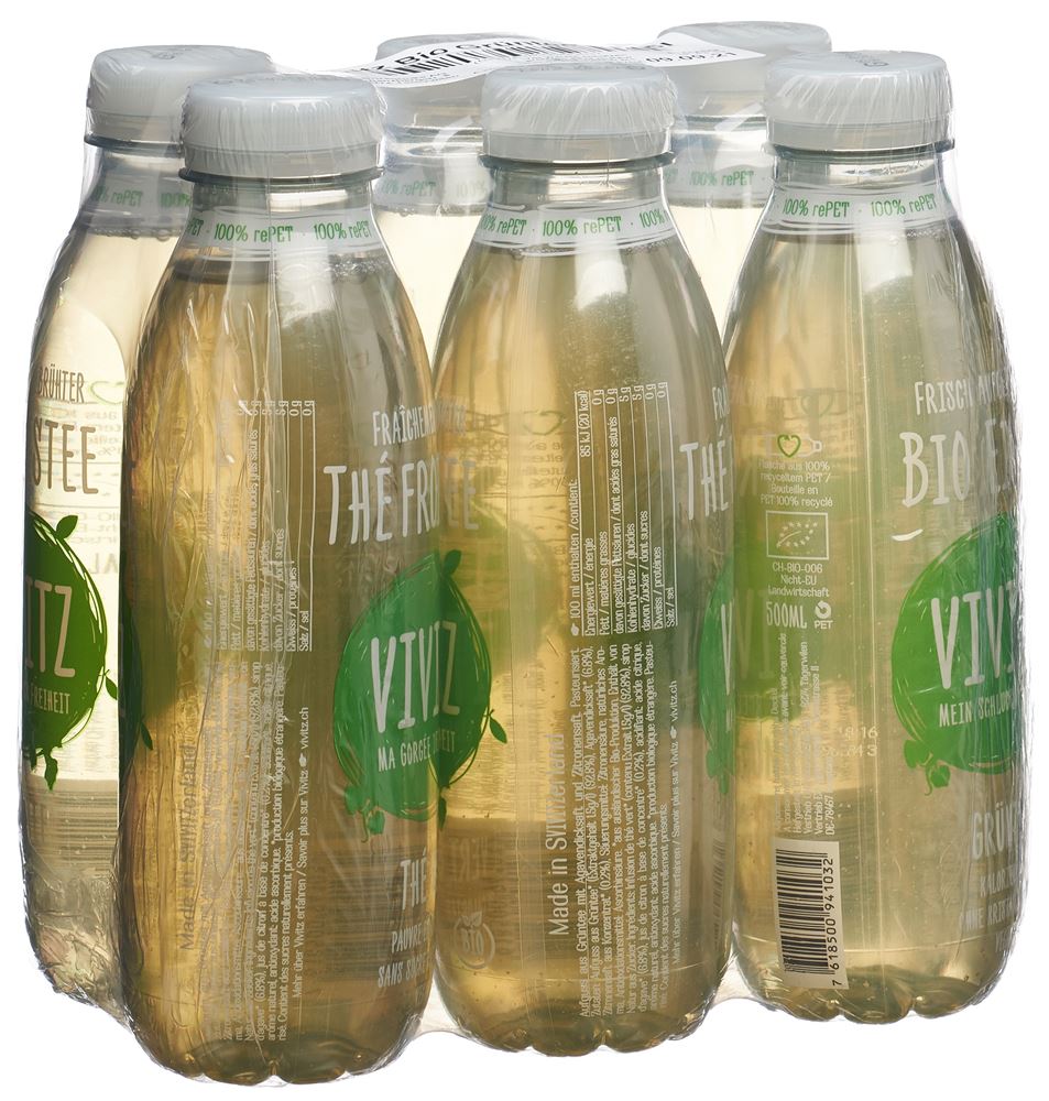 Image of Vivitz Bio Eistee Grüntee 6 x 0.5 lt