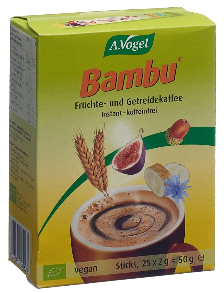 Image of Vogel Bambu Früchtekaffee instant 25 Stick 2 g
