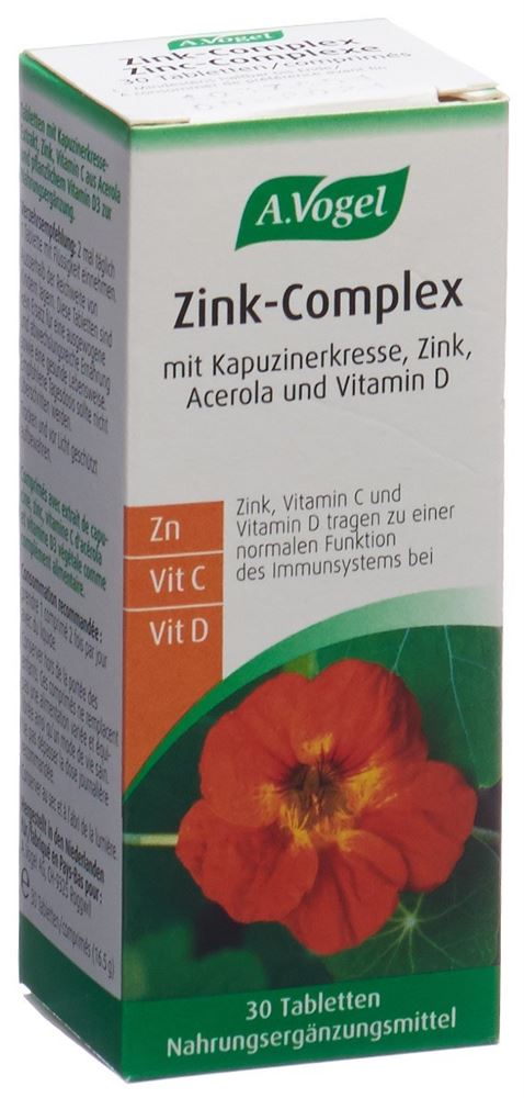 Image of Vogel Zink-Complex Tabl Glasfl 30 Stk