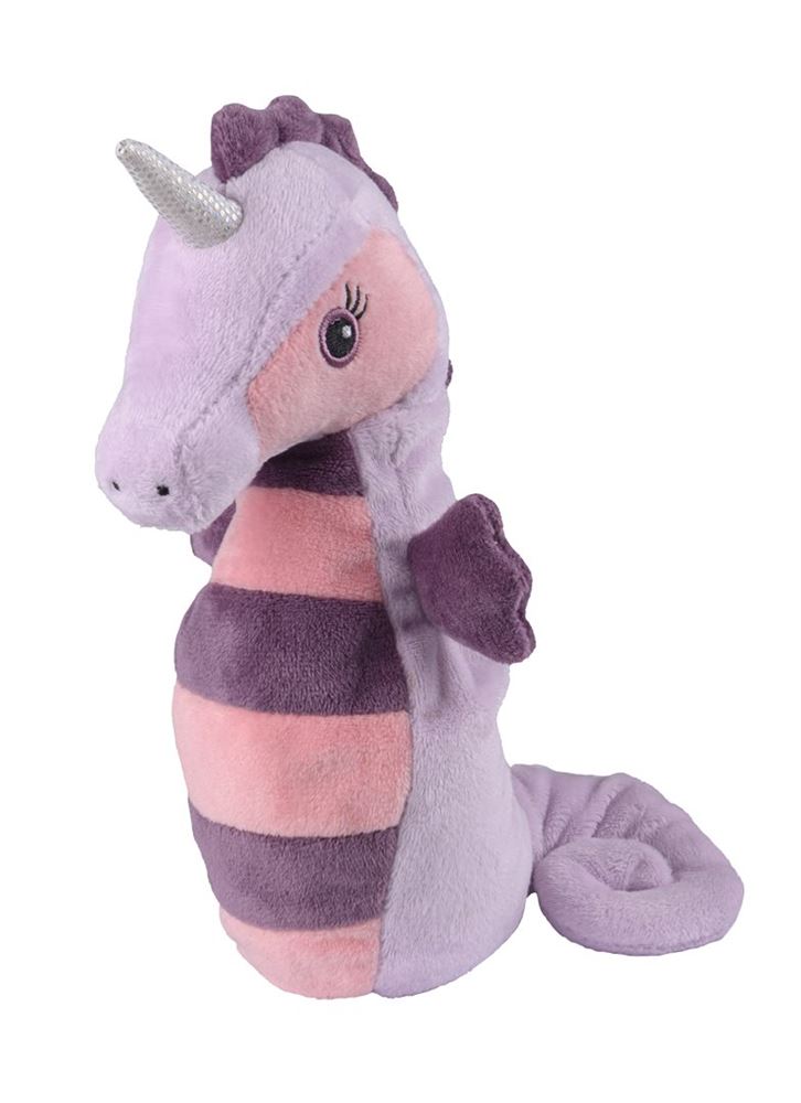 Warmies Minis Peluche riscaldante unicorno marino imbottita di lavanda confezione rimovibile