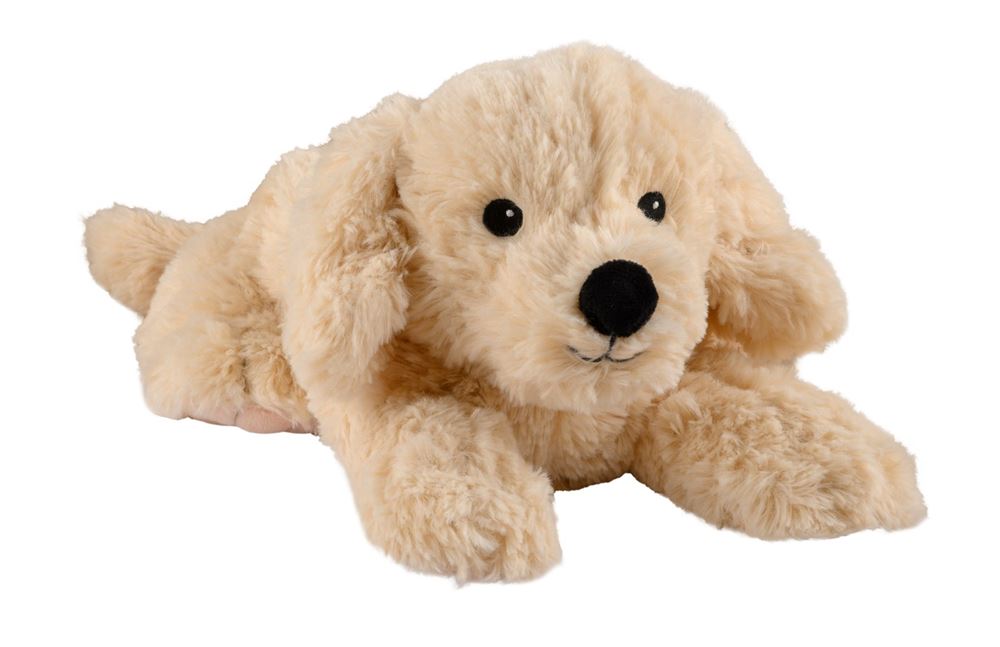 Warmies Peluche réchauffante Golden Retriever rembourrage à la lavande removable pack