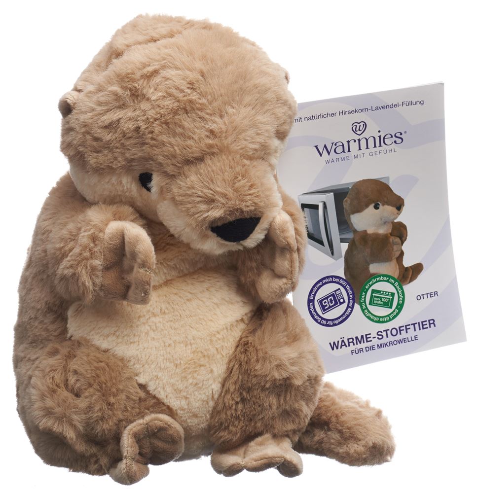 Warmies peluche riscaldante lontra imbottitura alla lavanda confezione rimovibile