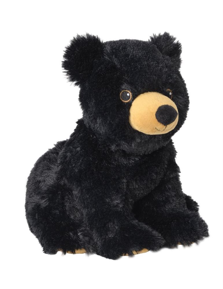Warmies peluche riscaldabile orso nero imbottita di lavanda