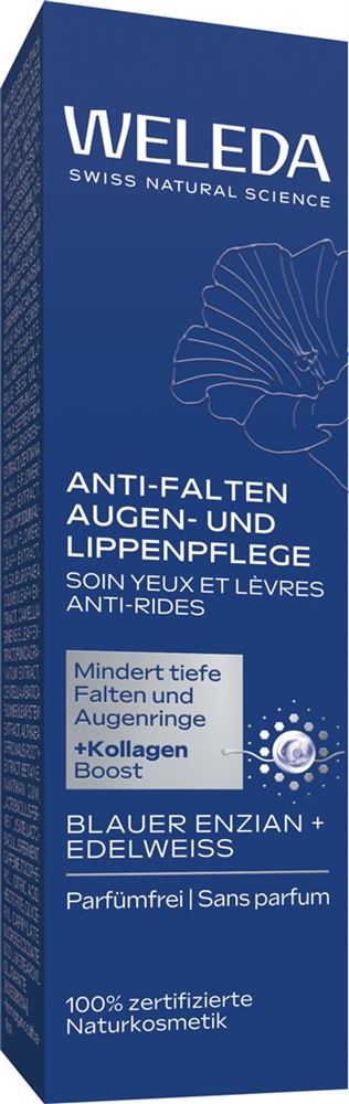 Weleda Augen- und Lippenpflege Anti-Falten blauer Enzian & Edelweiss Tb 10 ml