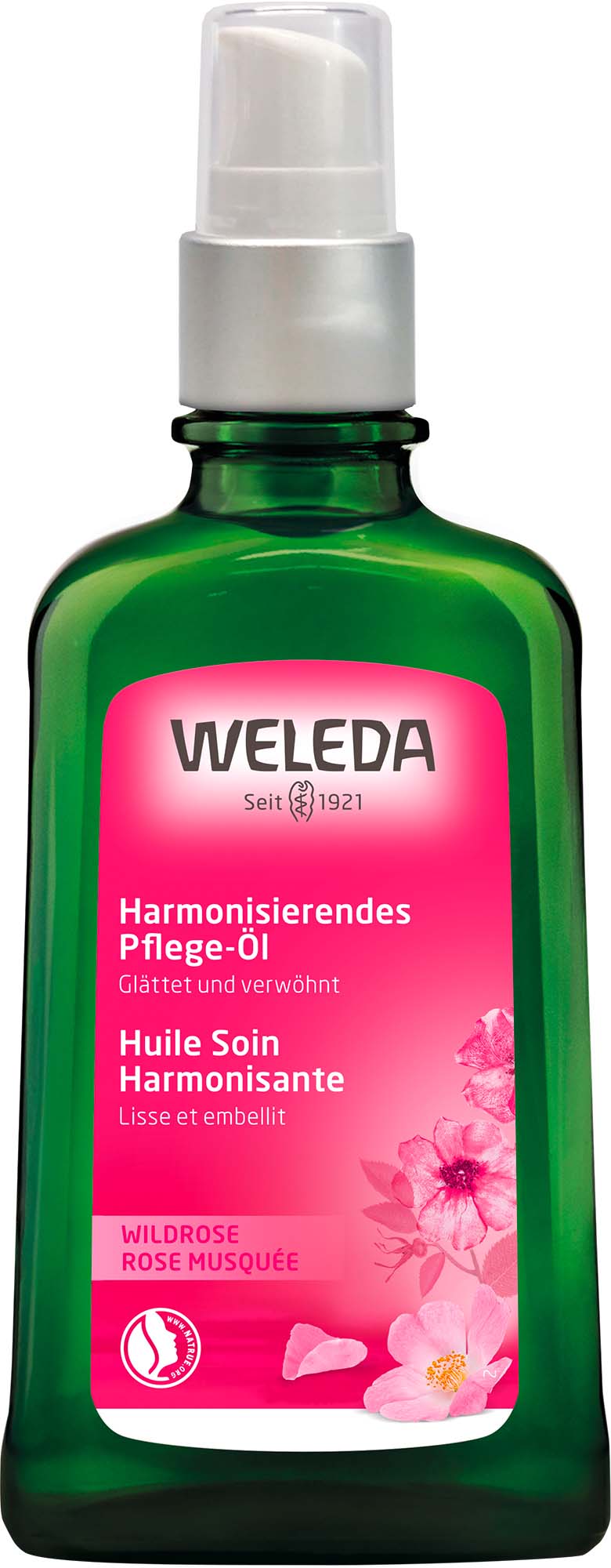 Weleda Pflege-Öl harmonisierend Wildrose Glasfl 100 ml