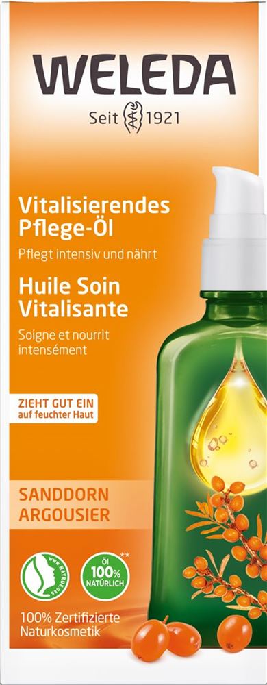 Weleda Pflege-Öl vitalisierend Sanddorn Glasfl 100 ml