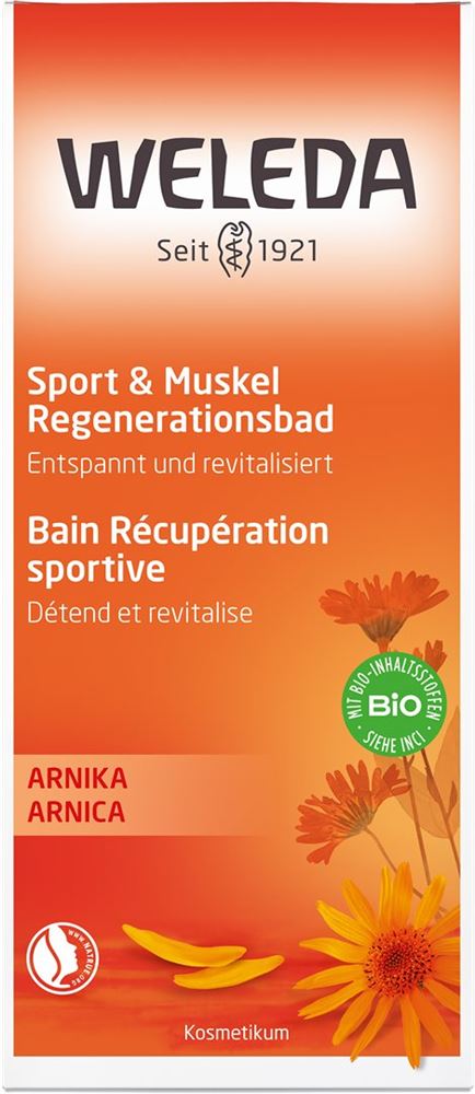 Weleda bain récupération sportive arnica fl 200 ml