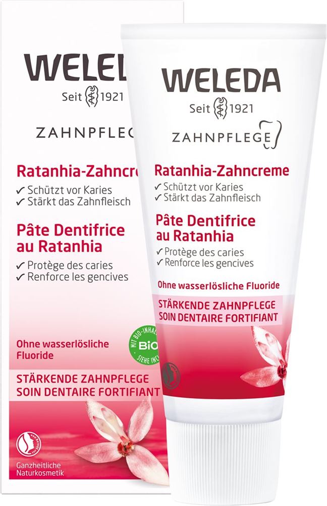 Weleda Zahncreme Ratanhia Tb 75 ml