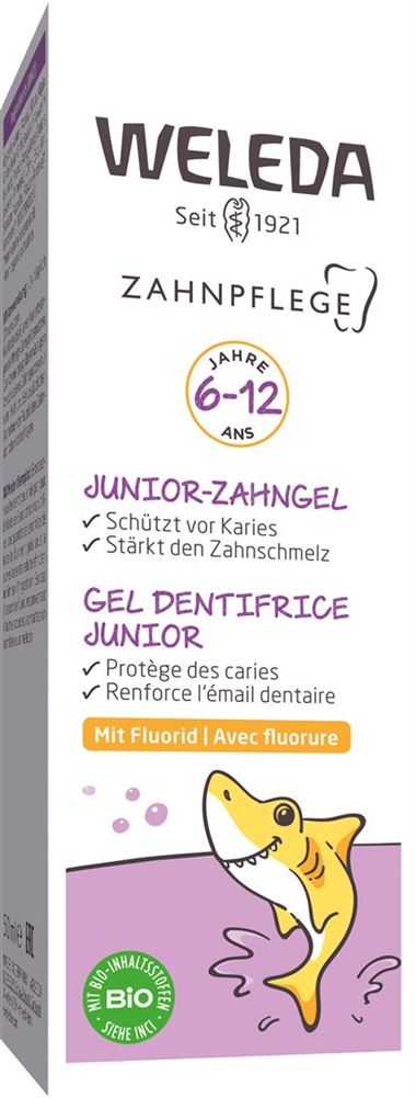 Weleda Zahngel Junior mit Fluorid Tb 50 ml